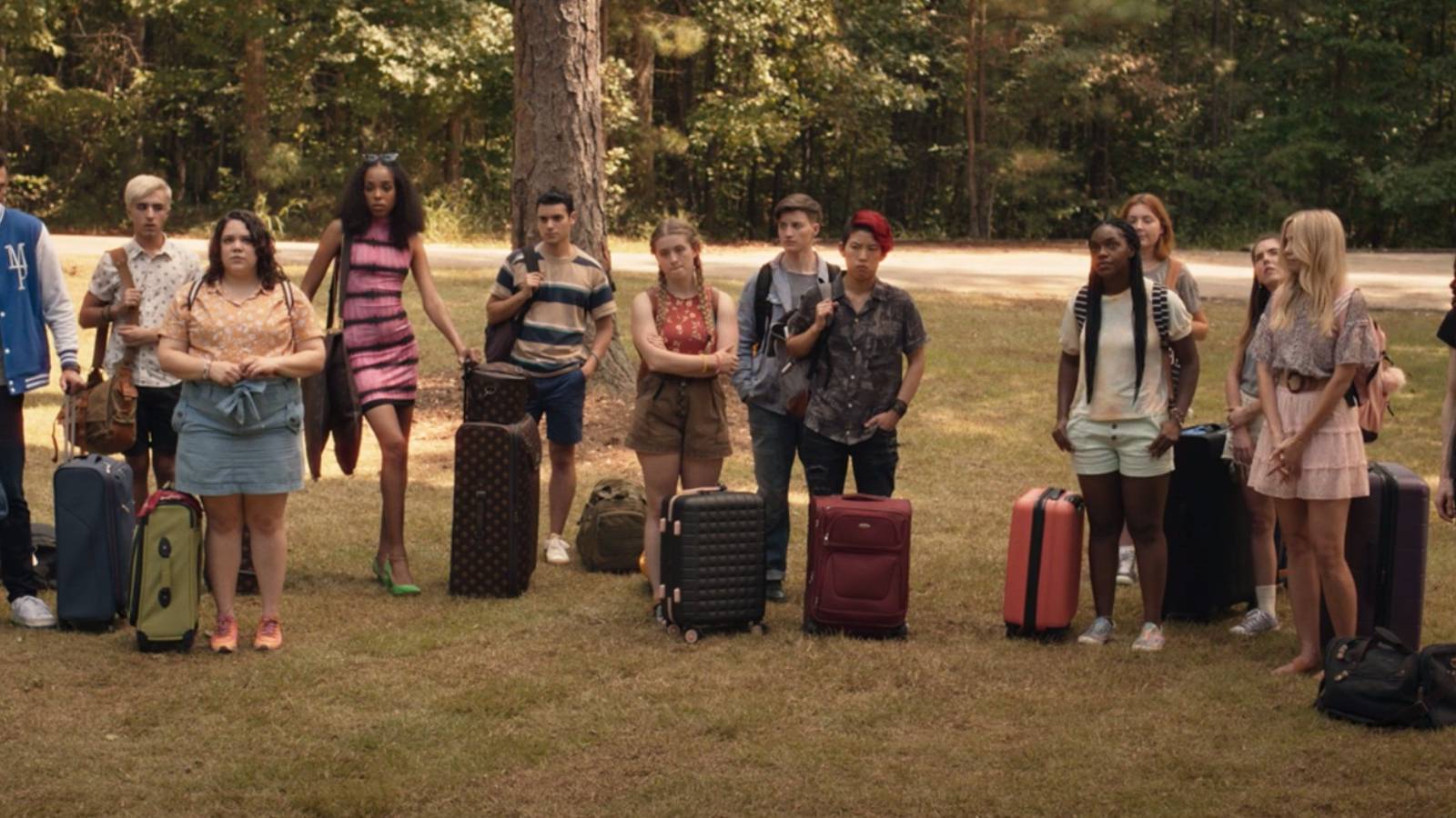 Campers arrive in They/Them