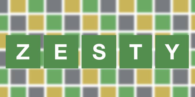 ZESTY (Wordle #313 - April 28, 2022)