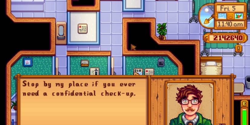 harvey stardew valley clinic