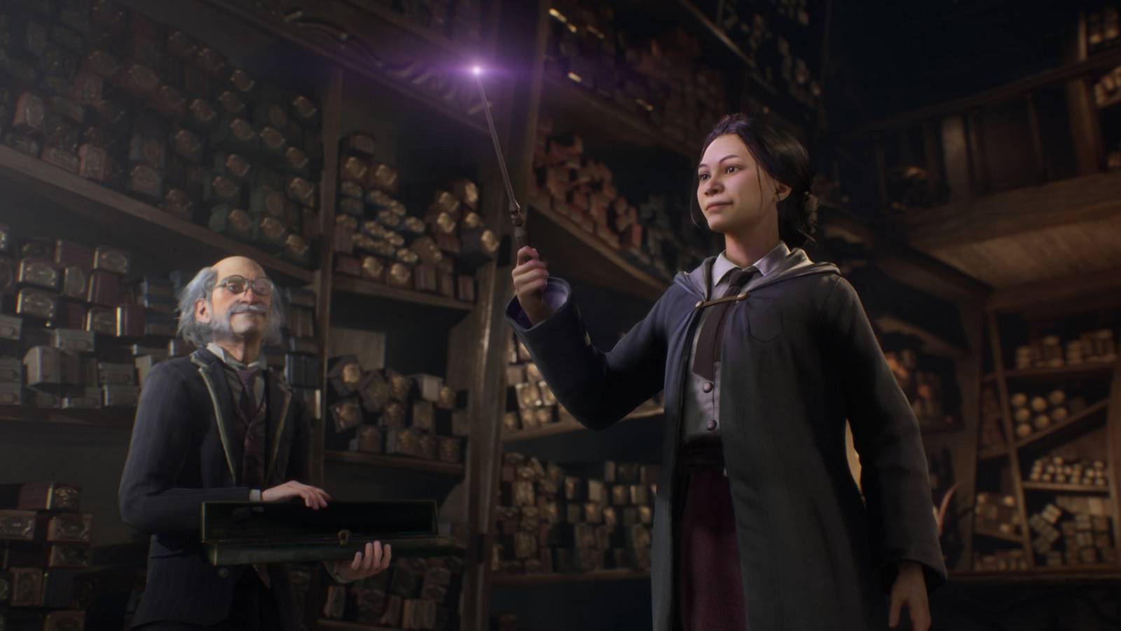 hogwarts legacy wand shop