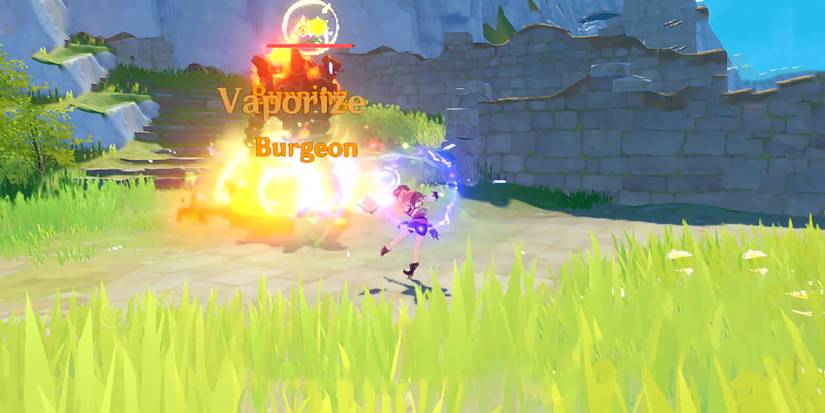 how does burgeon works in genshin impact