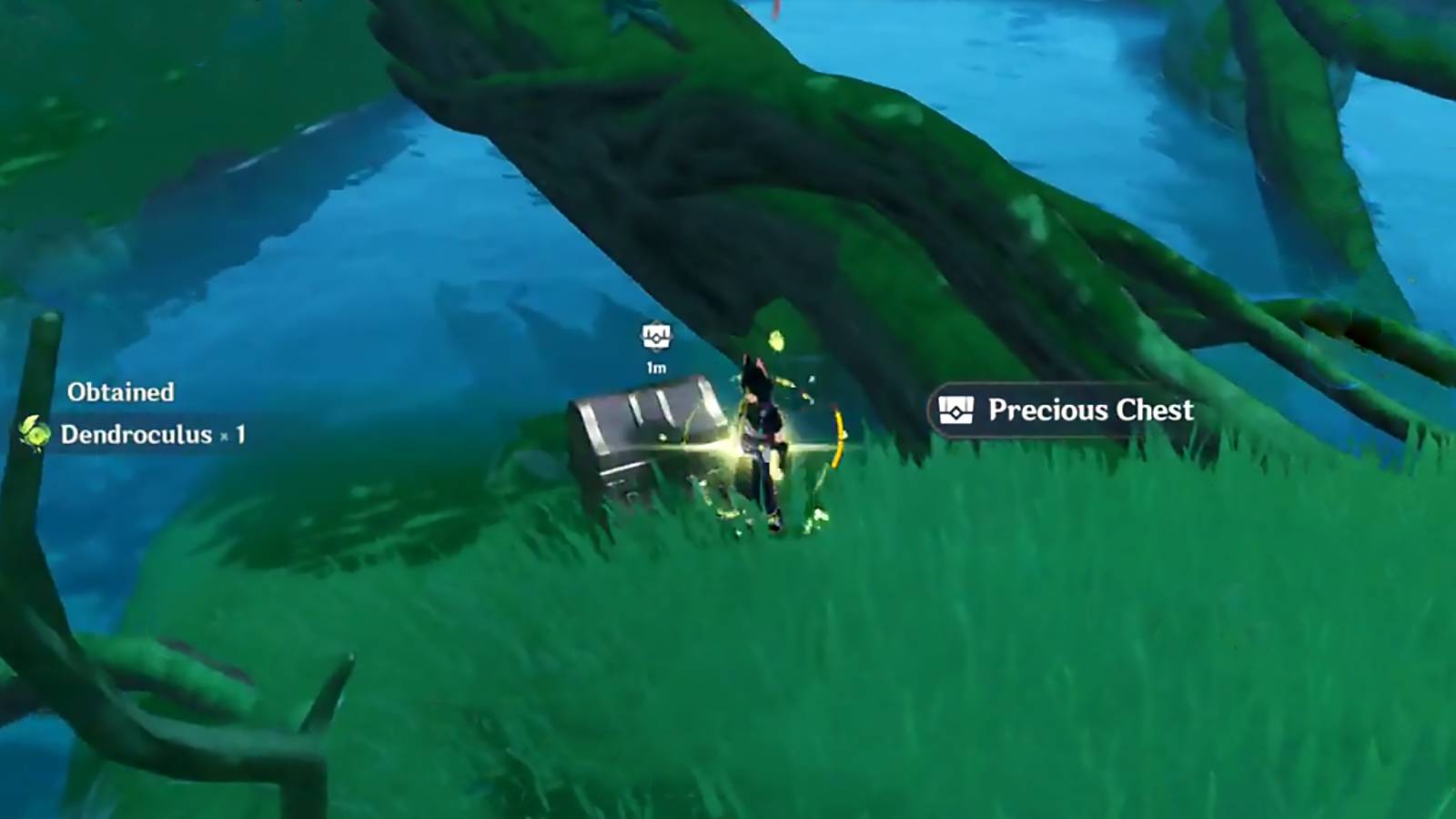 how to unlock the precious chest in yasna monument in genshin impact