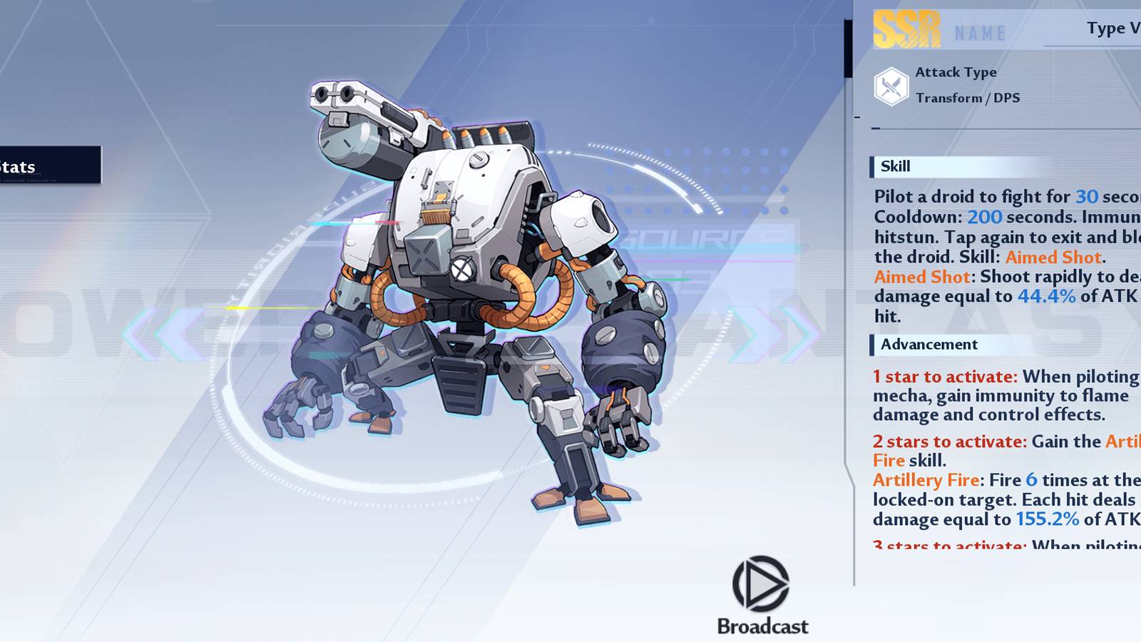 how to unlock type v armor in tower of fantasy