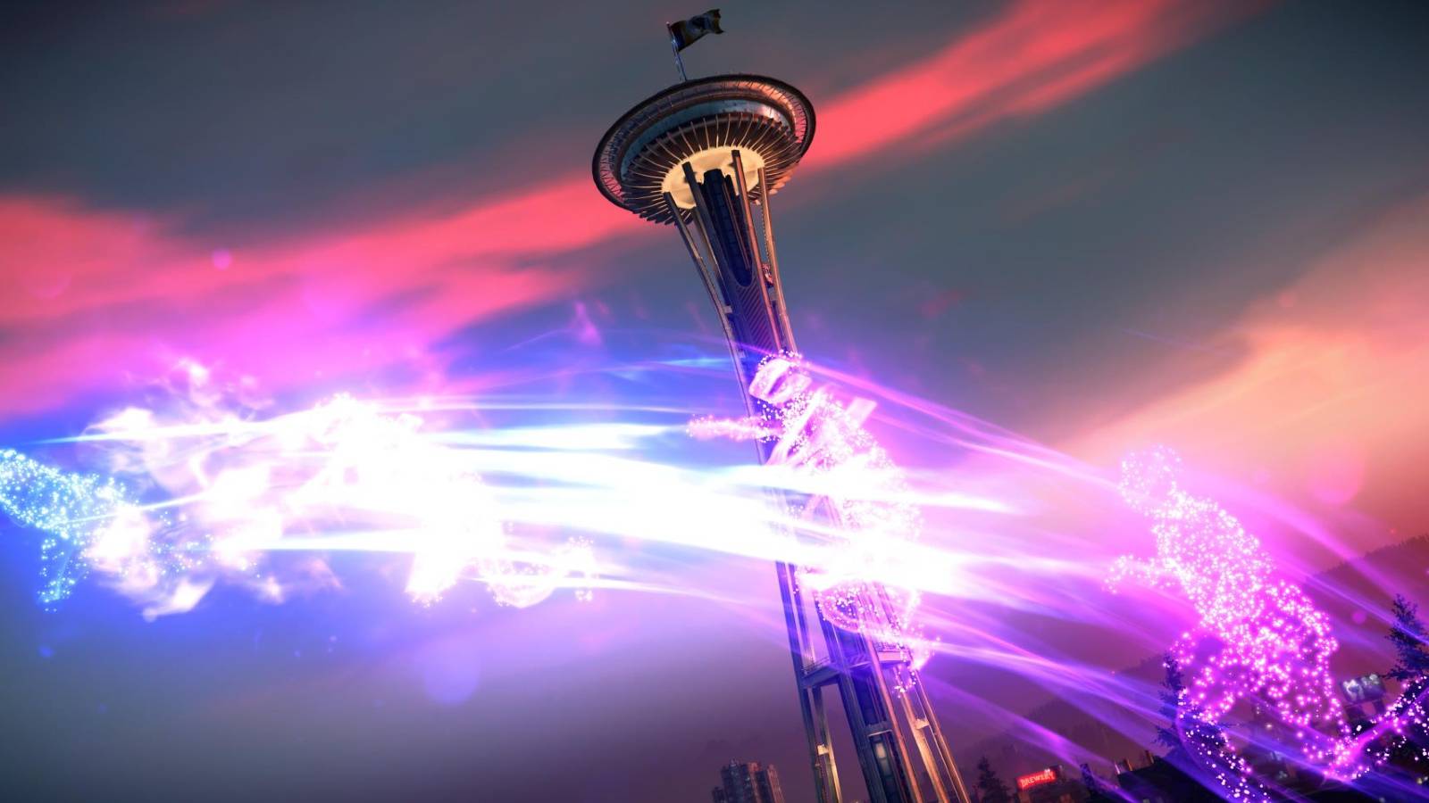 infamous second son neon sprint space needle