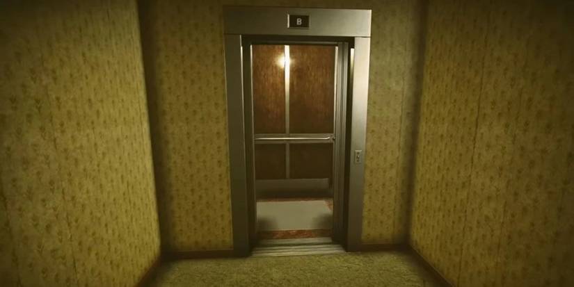 inside the backrooms elevator