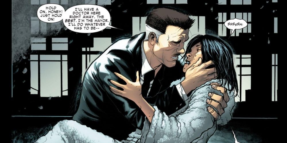 j jonah jameson with his wife