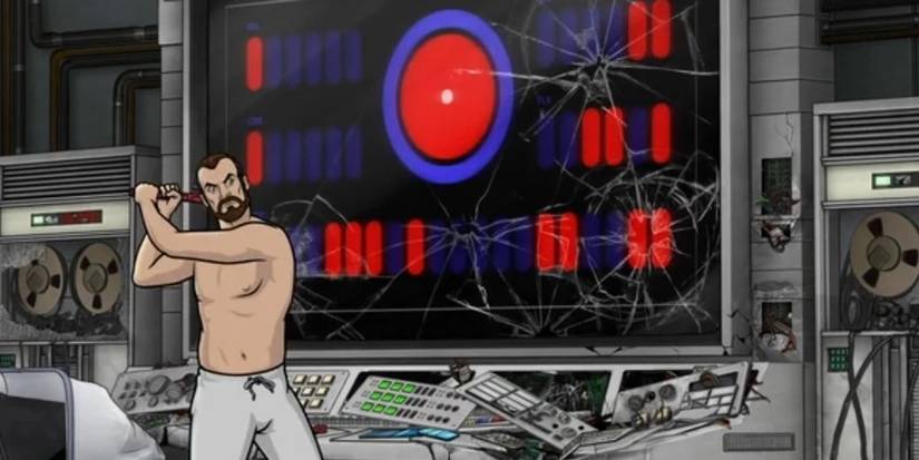 krieger smashing a computer