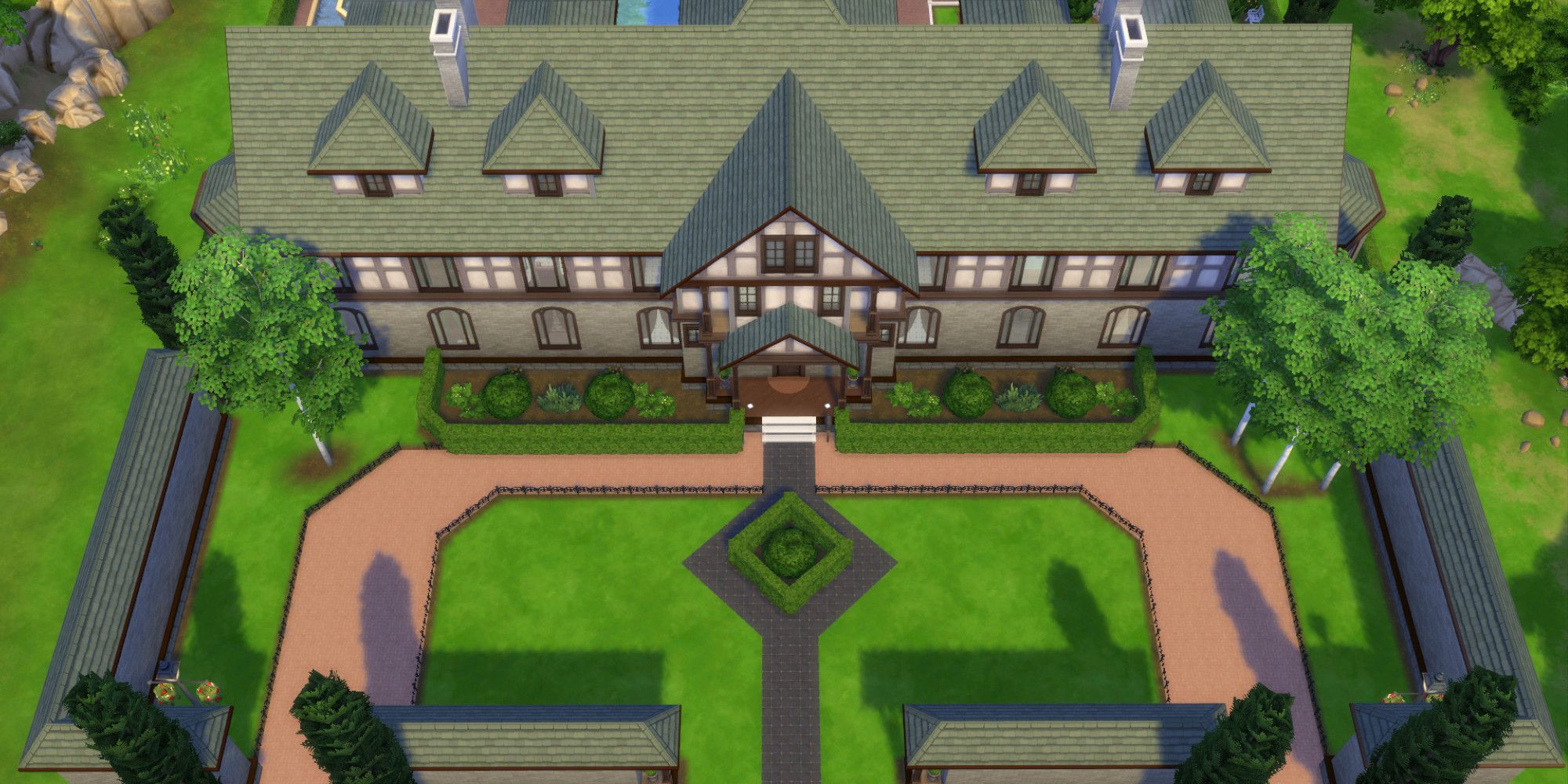 A Landgraab property in The Sims