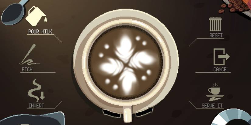 window where player can make latte art