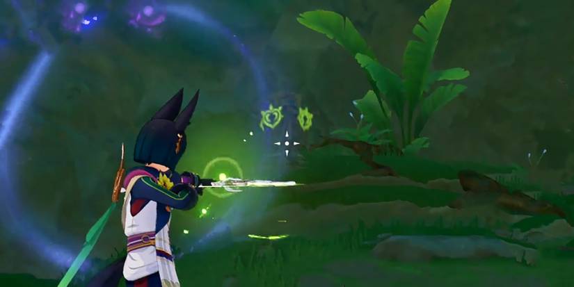 lighting the monument in genshin impact