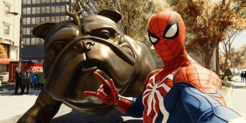 lockjaw statue from marvel's spider-man