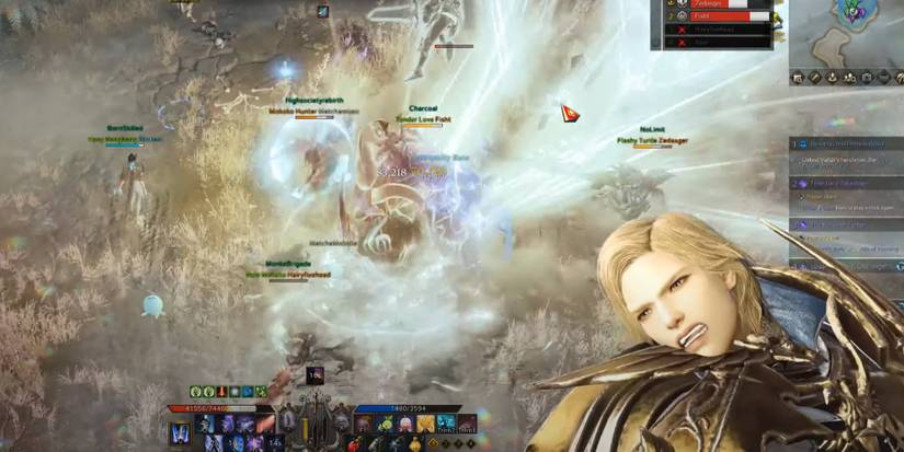 screenshot of lost ark valtan phase 2 using the sidereal skill thirain