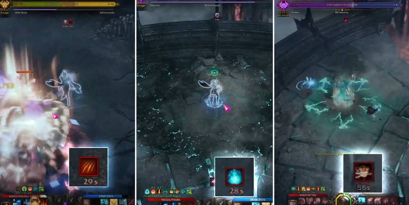 screenshot highlighting 3 times to use panacea to clear debuffs in Valtan legion raid for lost ark