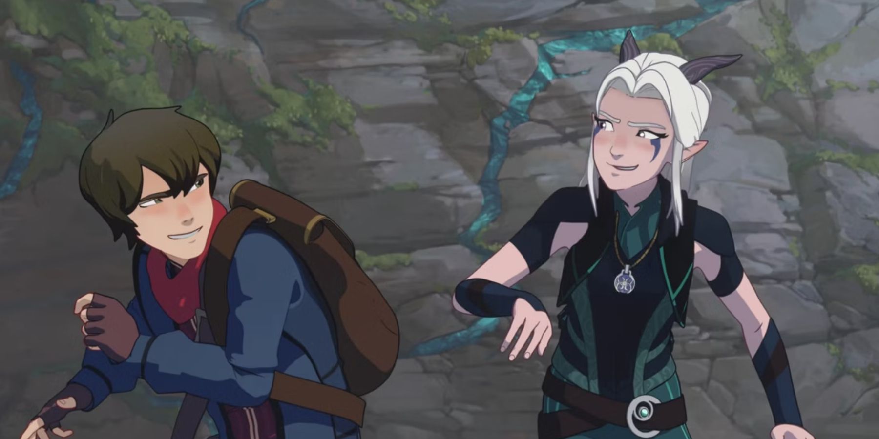 Rayla and Callum in The Dragon Prince