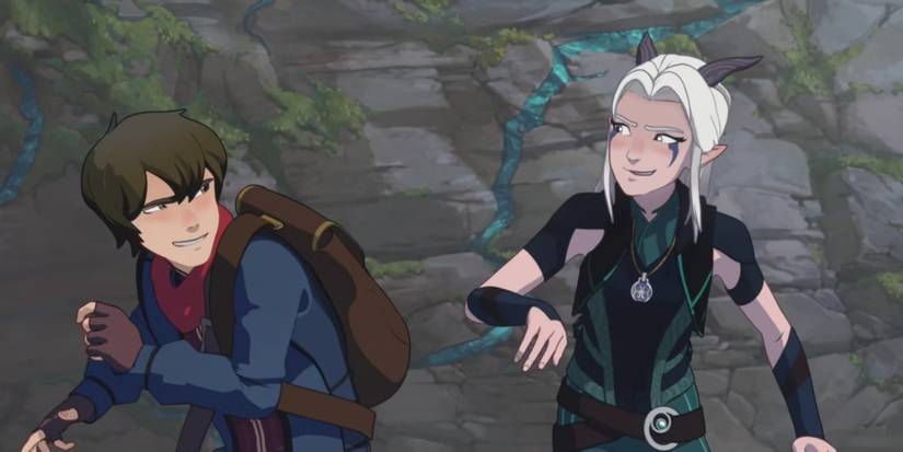 Rayla and Callum in The Dragon Prince