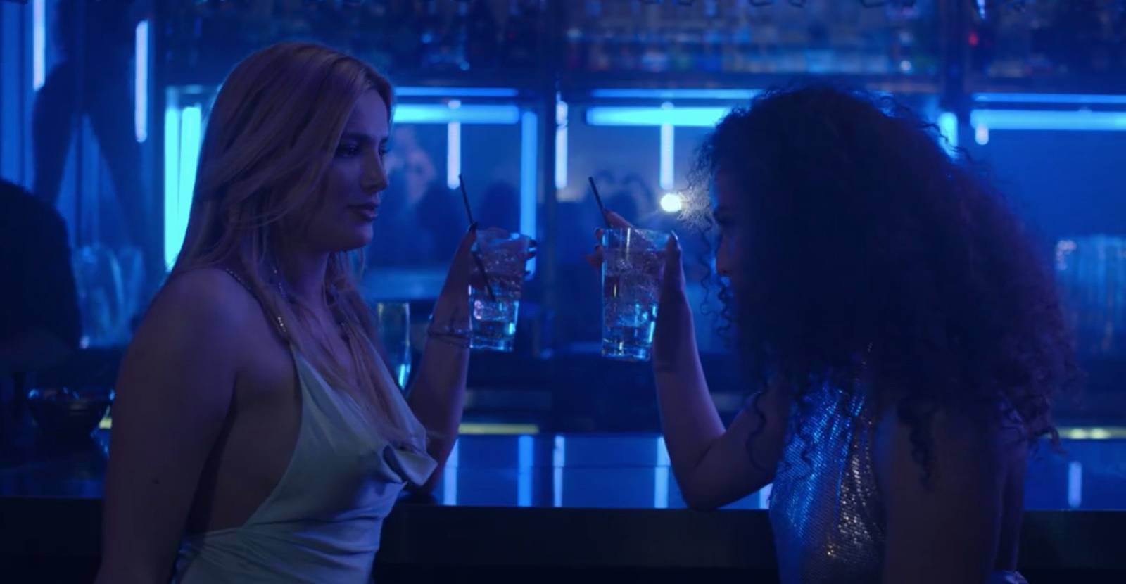 Marci (Bella Thorne) and Piper (Billie Bodega) in American Horror Stories' 