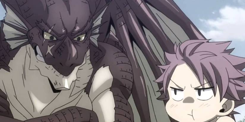 Igneel and Natsu Fairy Tail