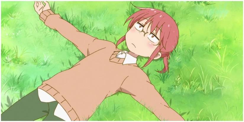 miss kobayashi on grass