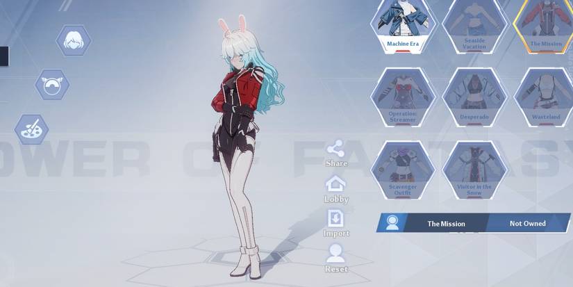 the unlockable the mission outfit from tower of fantasy