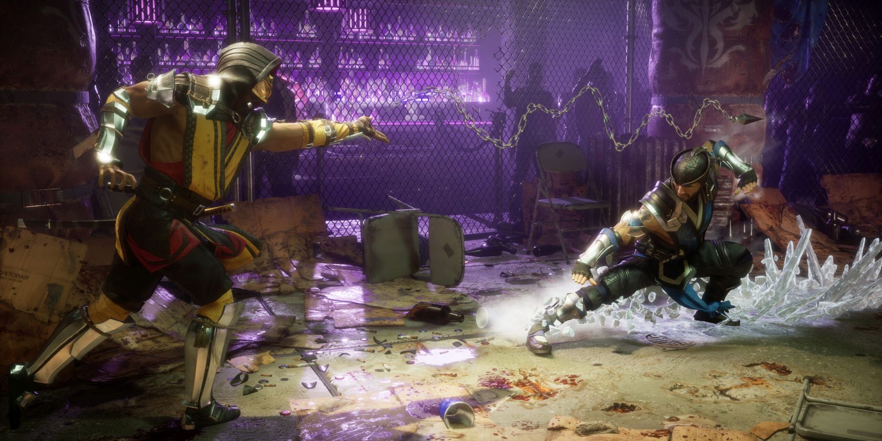 mortal kombat 11 scorpion vs sub zero