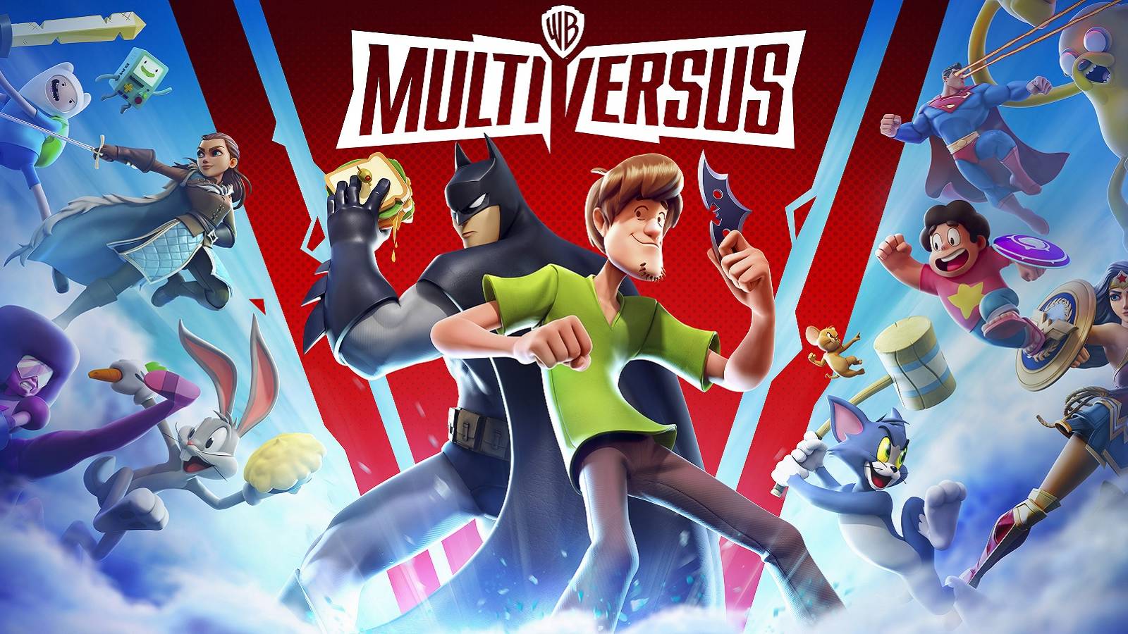 multiversus key art batman and shaggy