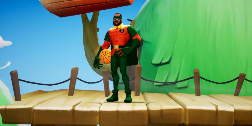 multiversus lebron james robin skin