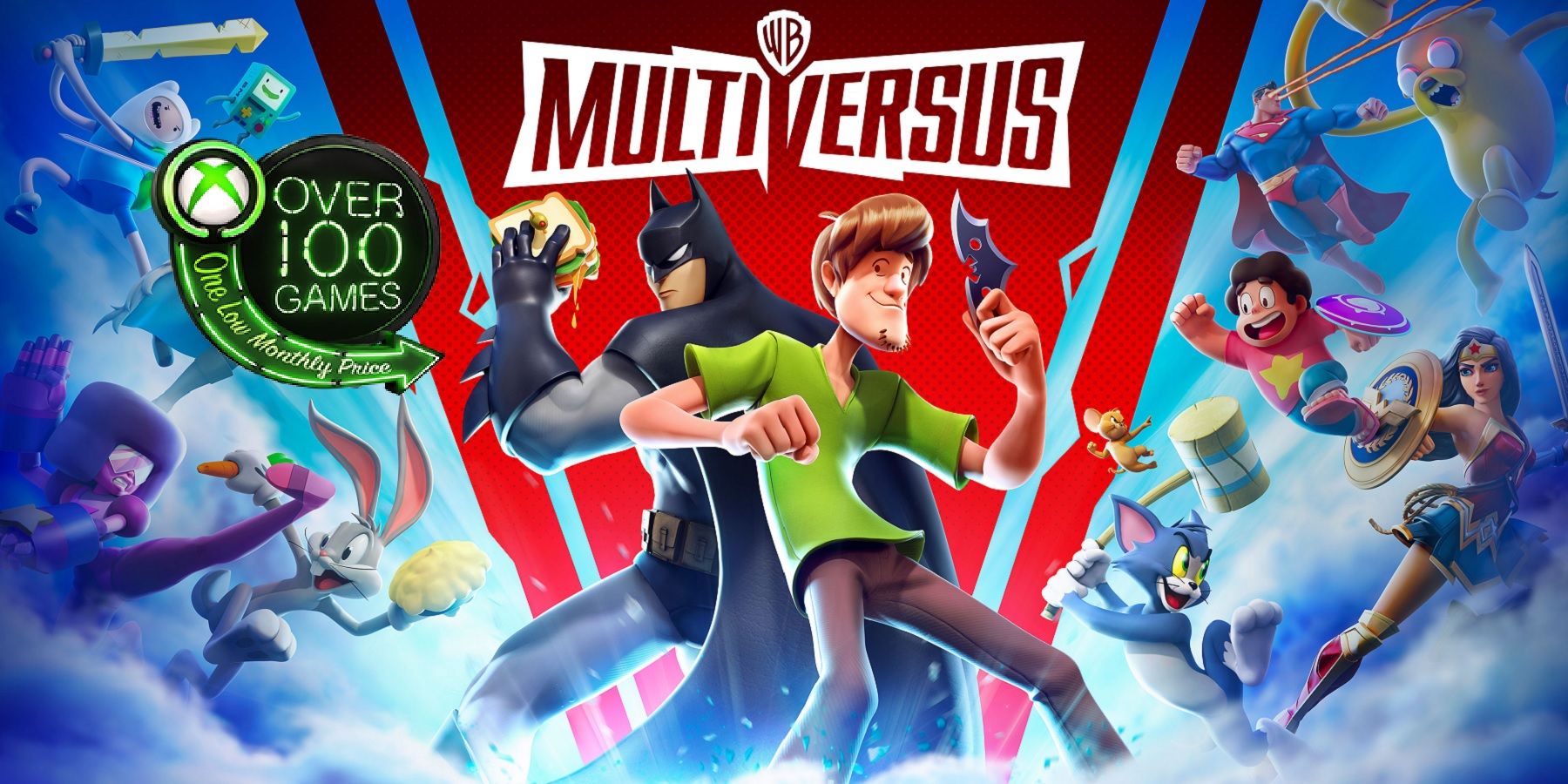 multiversus with xbox game pass logo