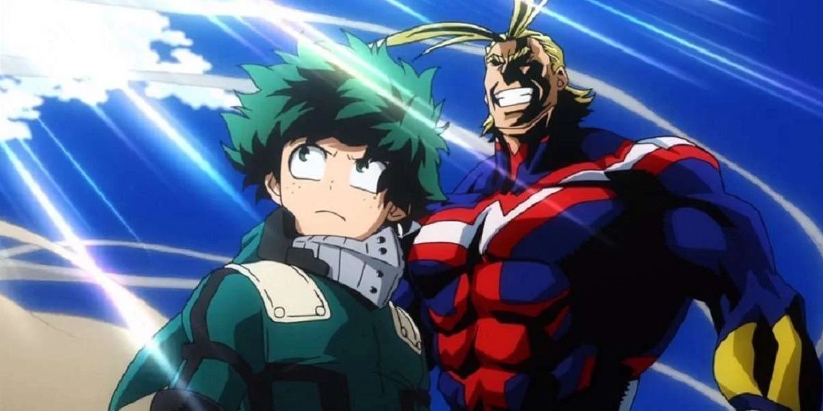 My Hero Academia Midoriya and All Might