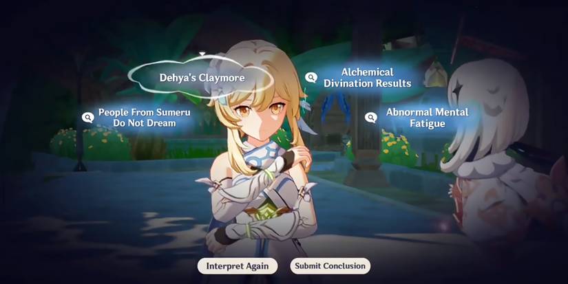 nahida's question two answer in genshin impact