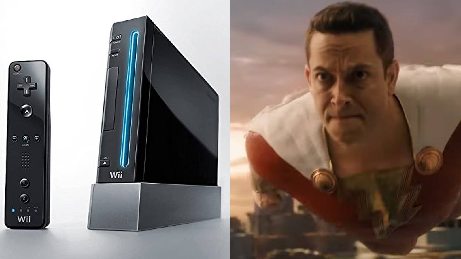 nintendo wii zachary levi shazam
