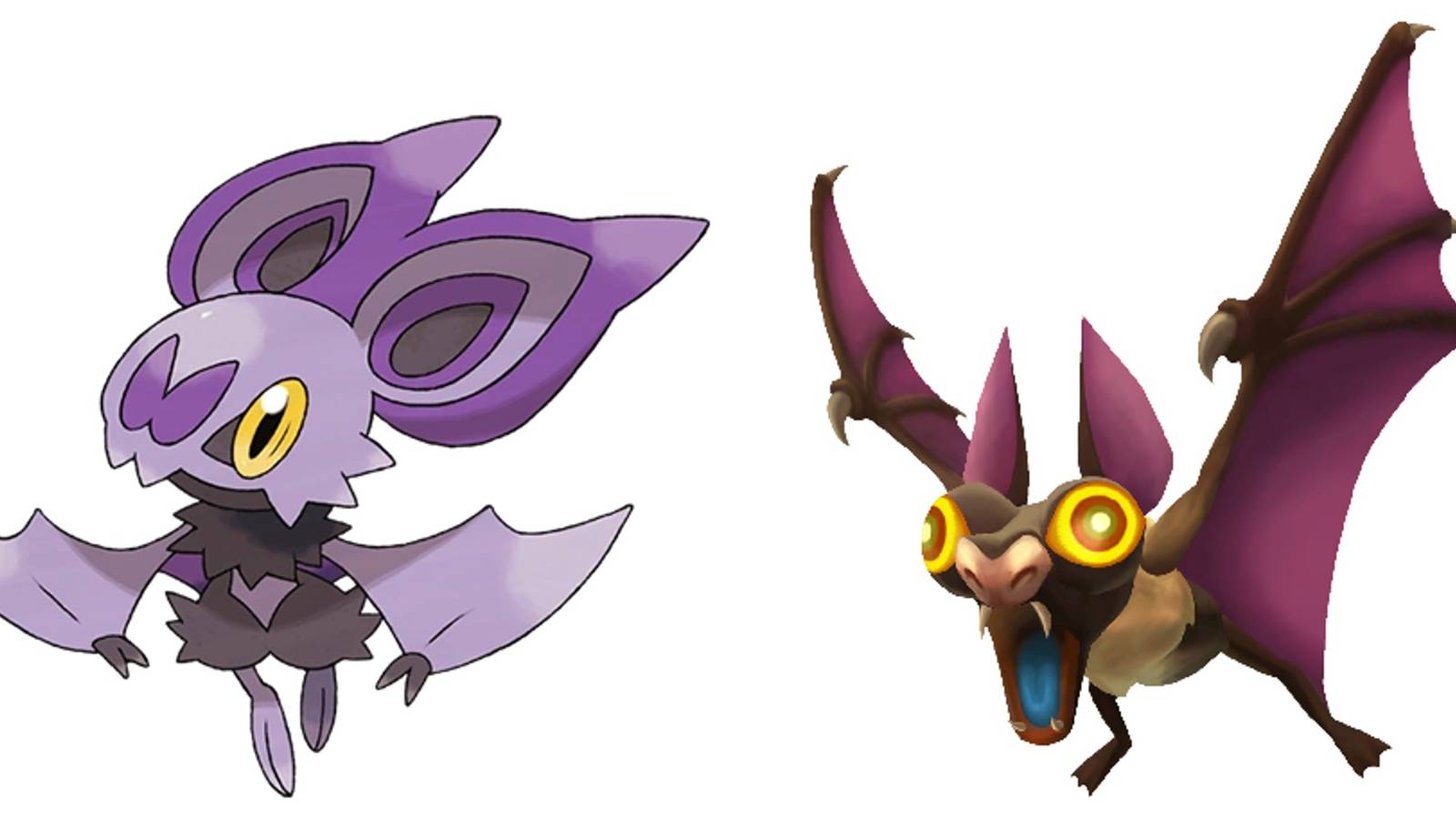 noibat keese pokemon legend of zelda bats