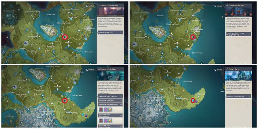 one time domains in genshin impact