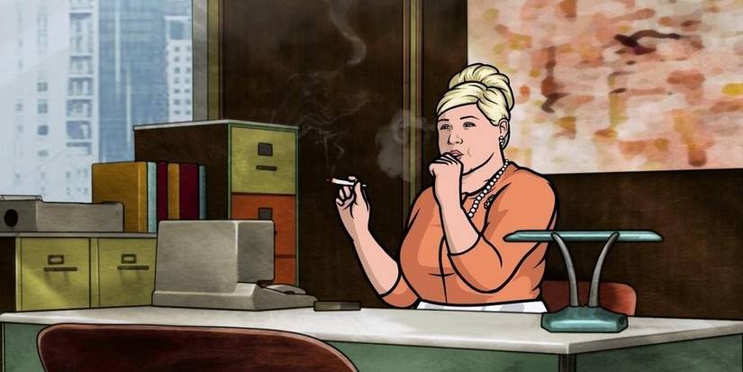 pam poovey at her desk