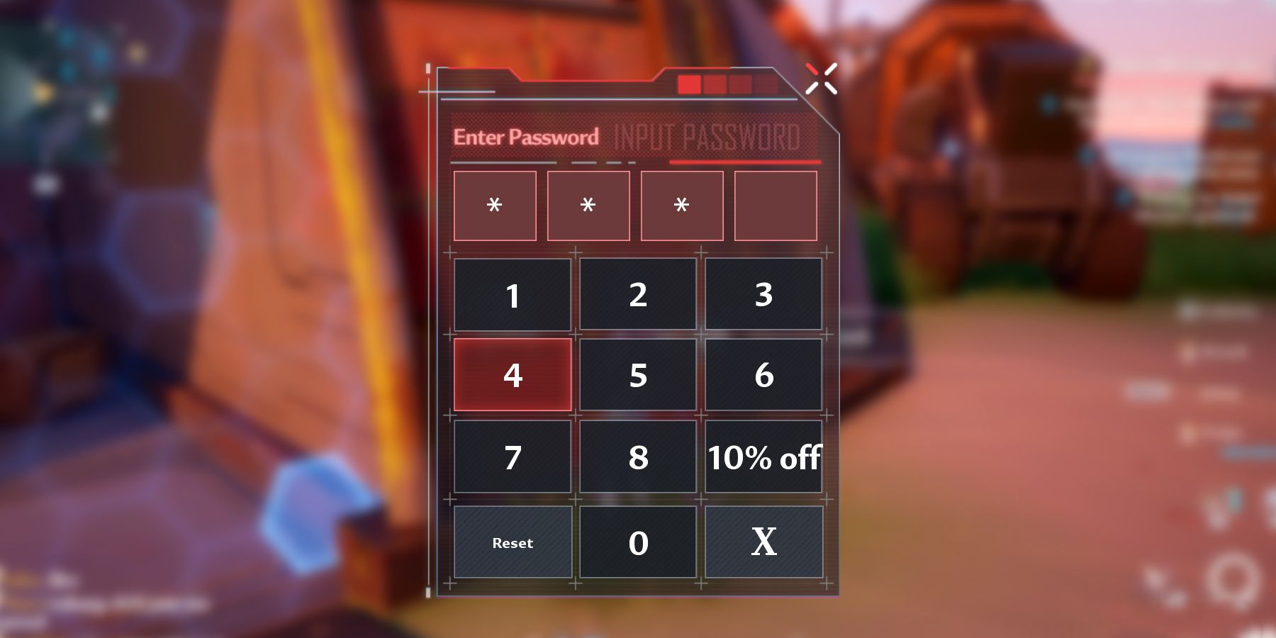 password lock in tower of fantasy