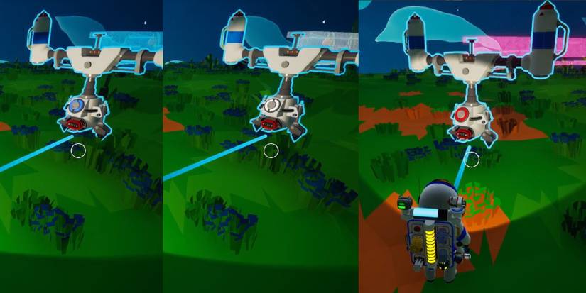 placing rails in astroneer