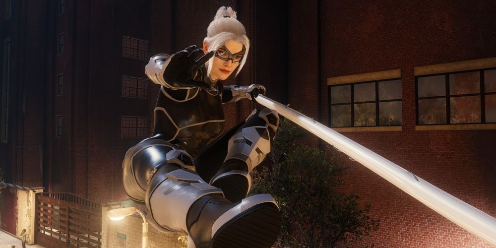 play as black cat in marvel's spider-man