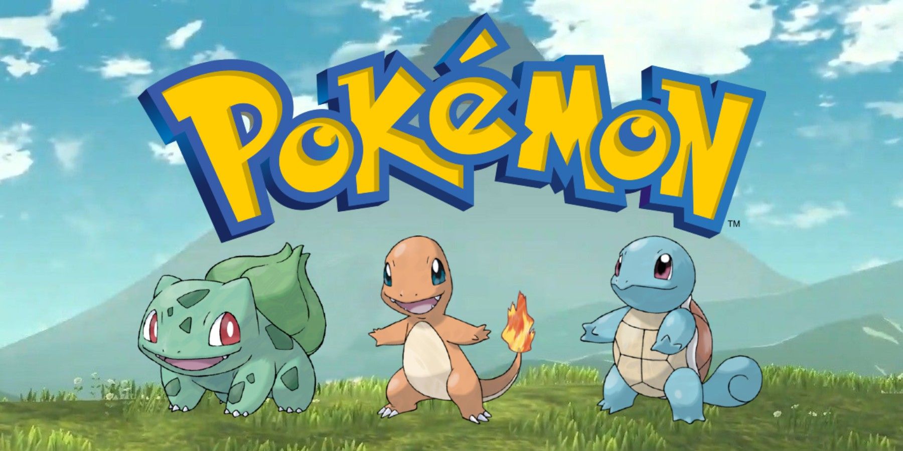 pokemon 3 starters and logo