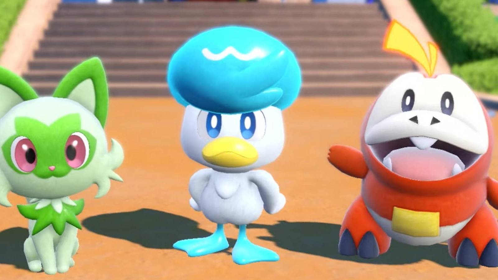 pokemon scarlet and violet starters