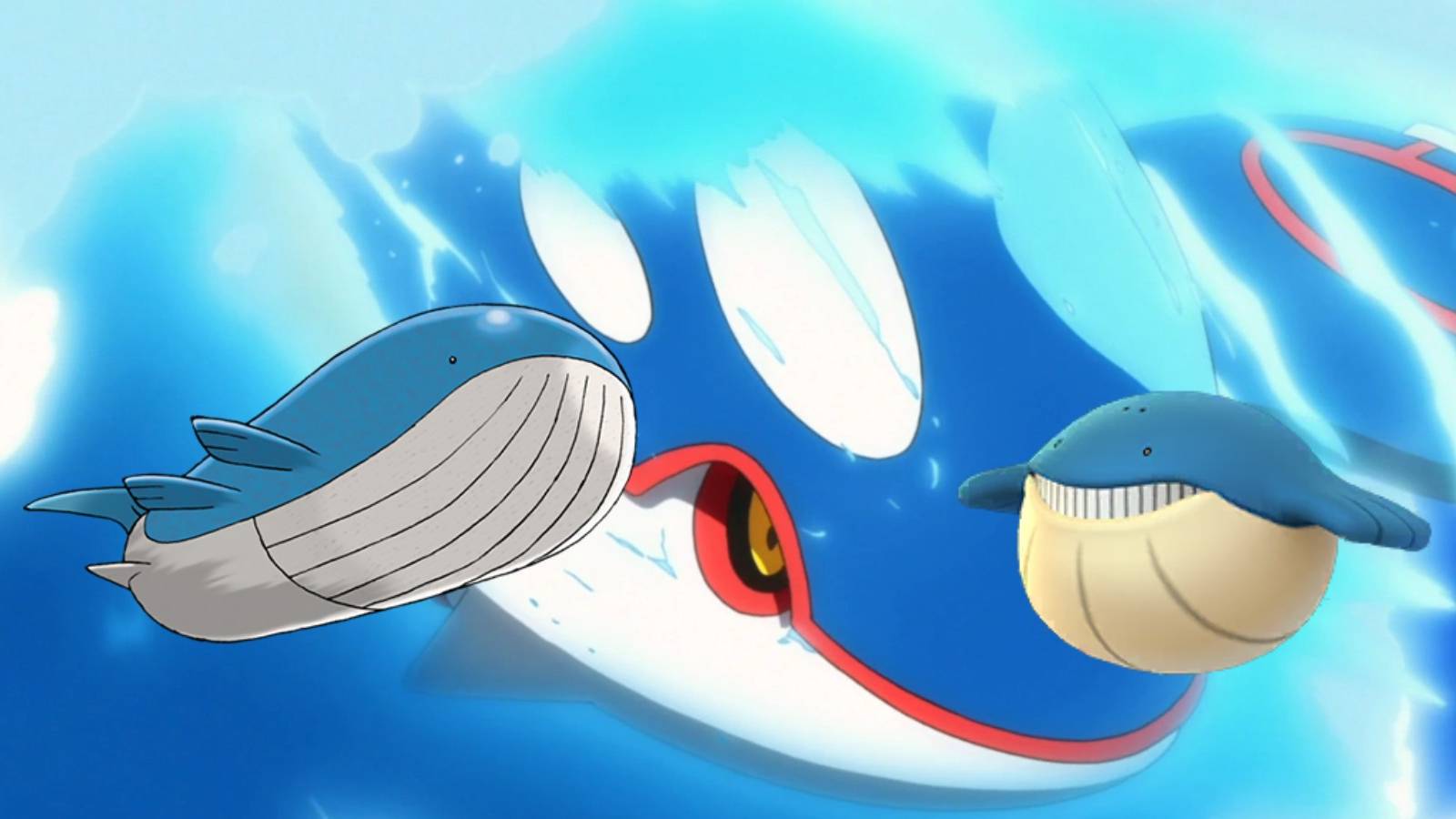 pokemon scarlet violet leaks riddler khu ancient whale pokemon wailmer wailord kyogre whale legs arms gen 9 trailer