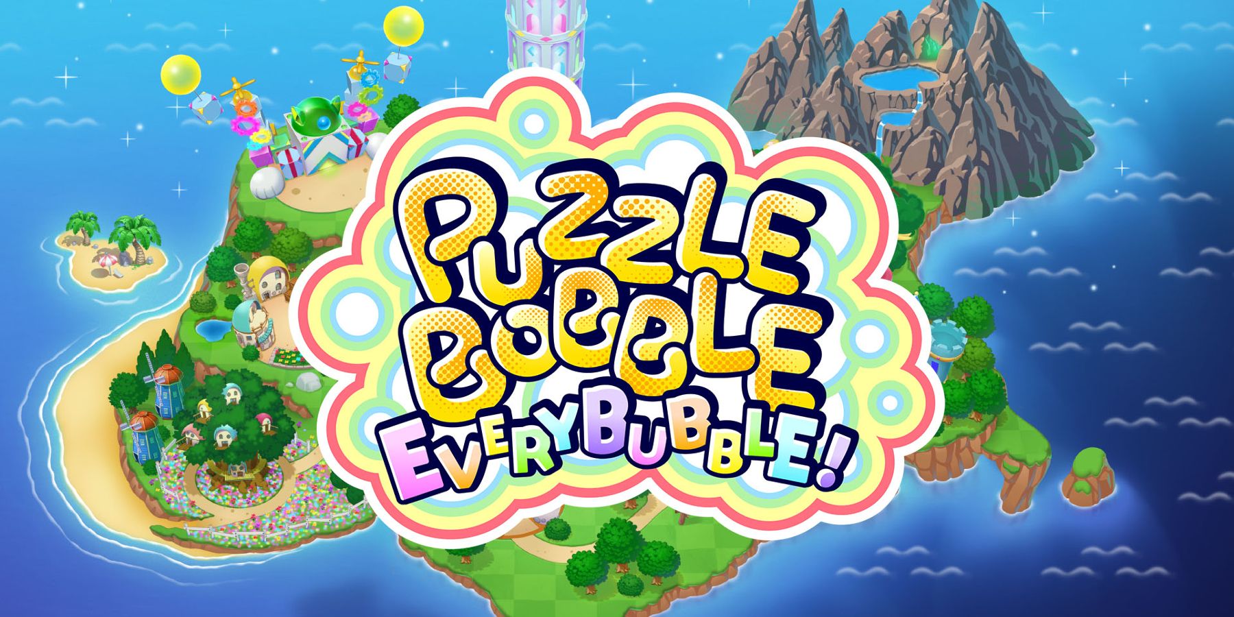 puzzle bobble everybubble world map and logo