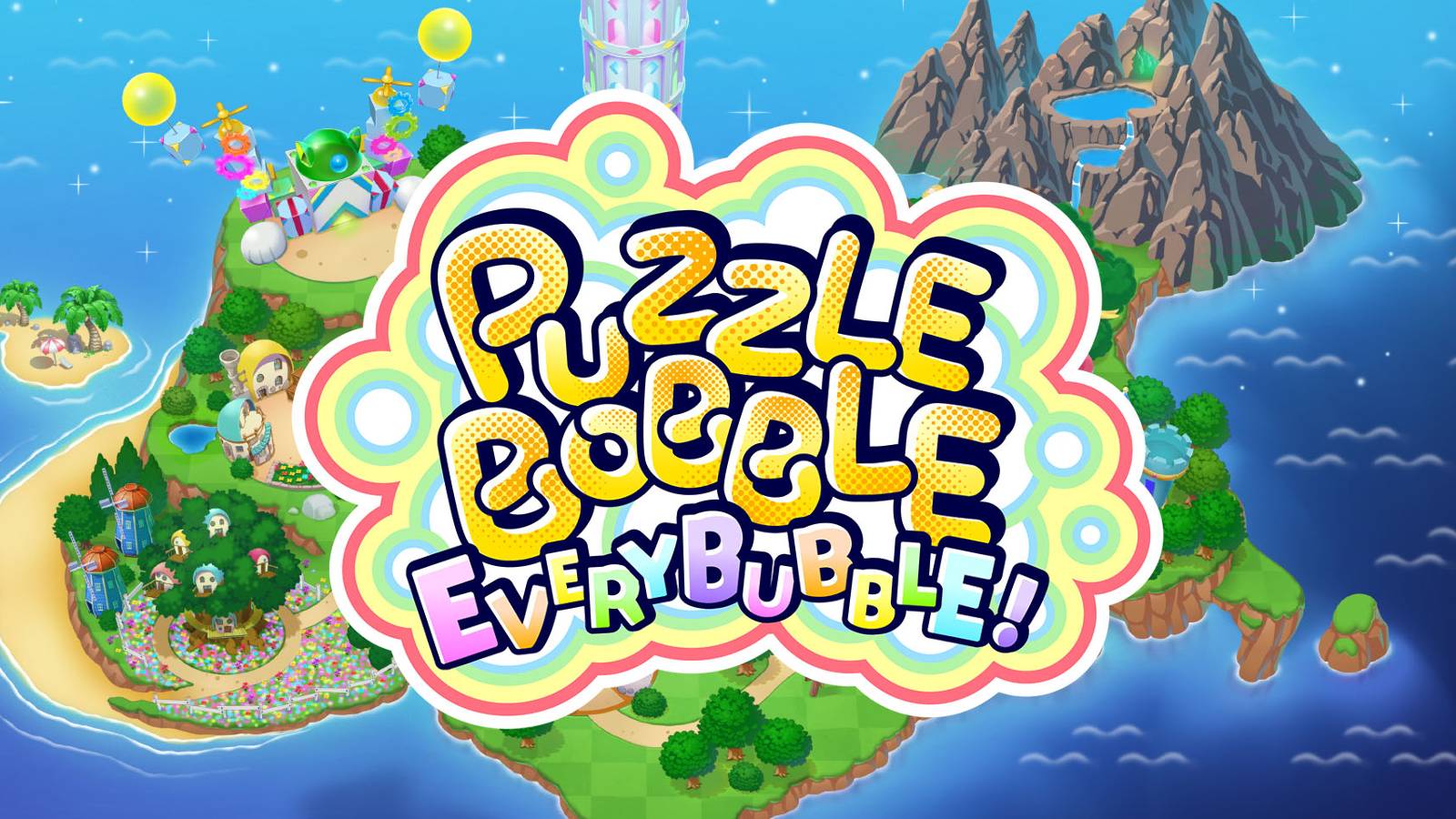 puzzle bobble everybubble world map and logo