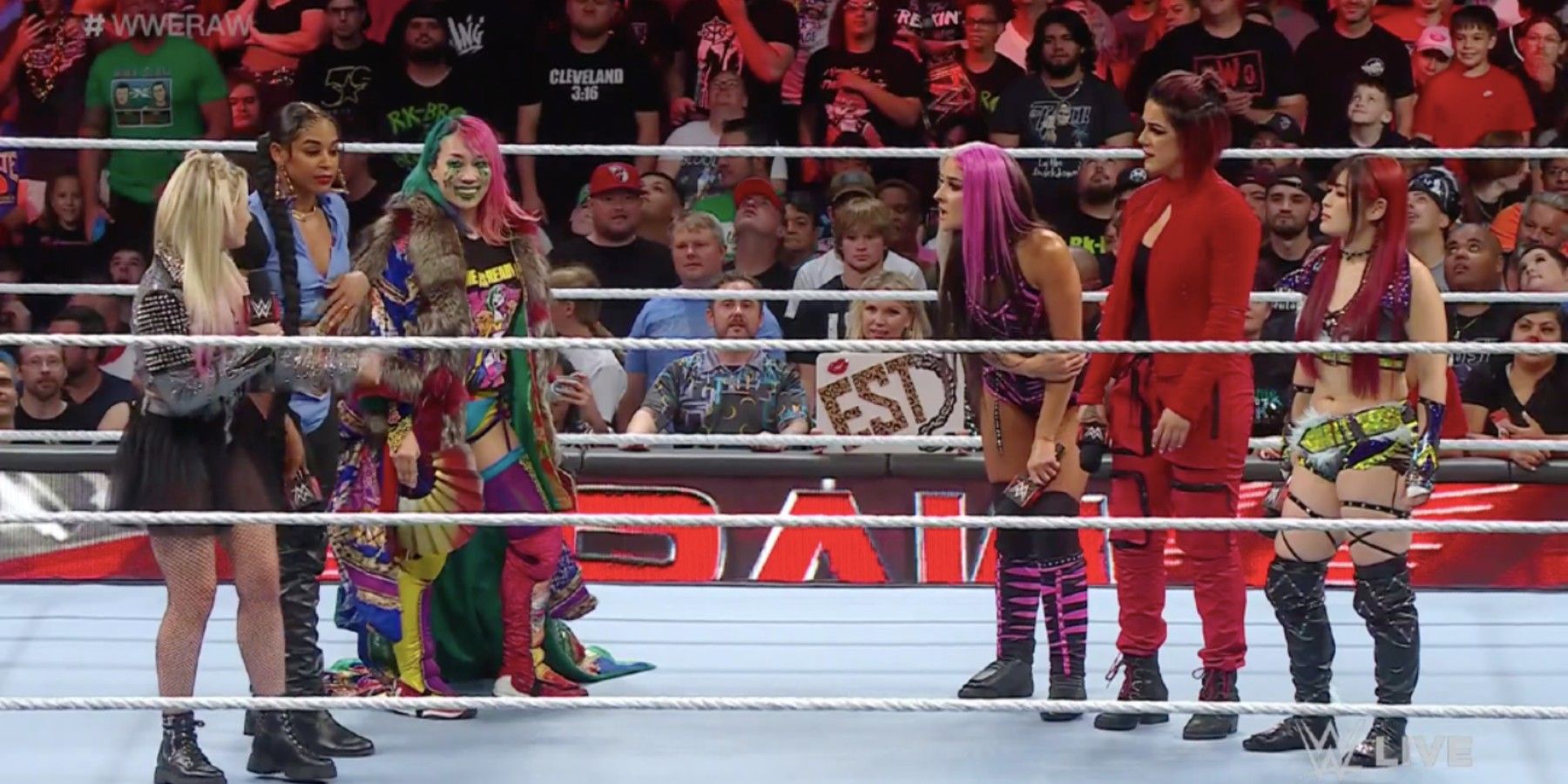 WWE Women's Tag Team Championship Tournament Monday Night Raw Alexa Bliss, Bianca Belair, Asuka, Dakota Kai, Bayley, Iyo Sky