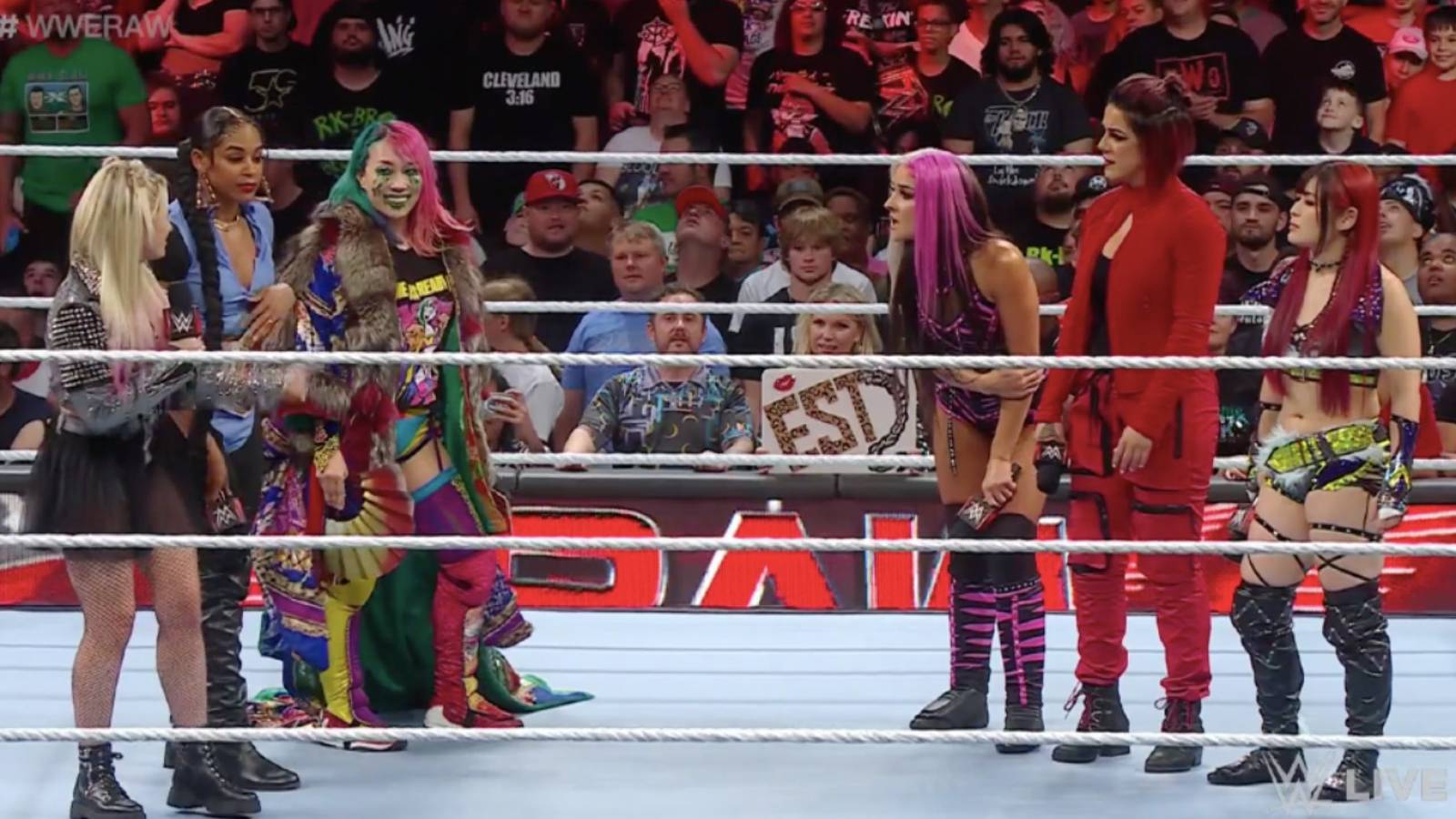 WWE Women's Tag Team Championship Tournament Monday Night Raw Alexa Bliss, Bianca Belair, Asuka, Dakota Kai, Bayley, Iyo Sky