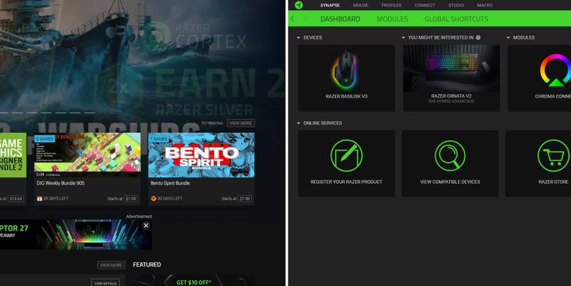 razer cortex and synapse apps