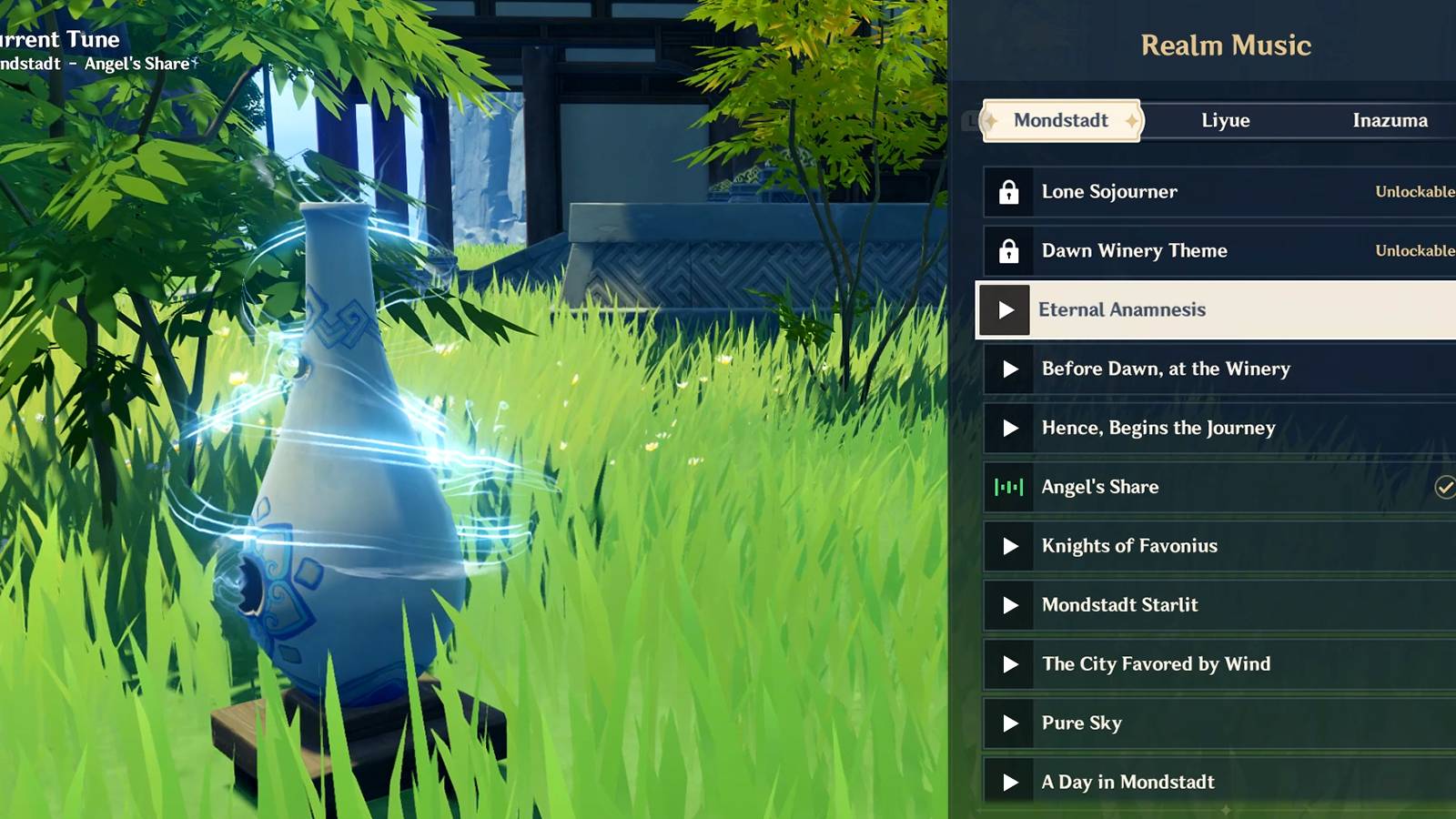 realm music list in genshin impact