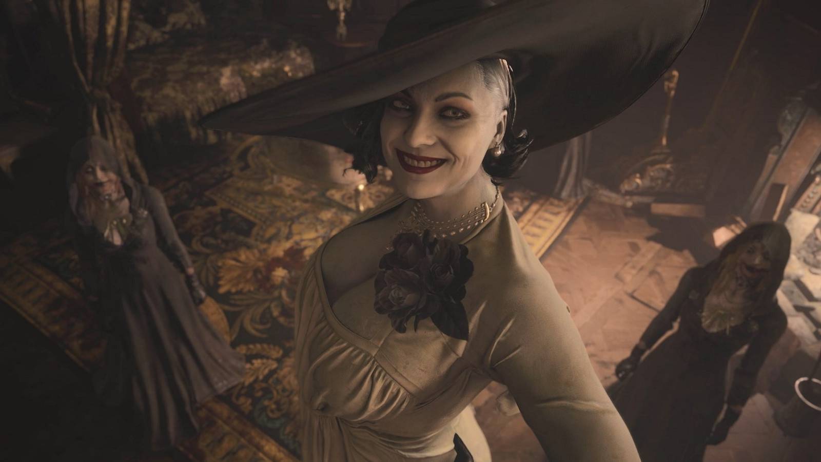 resident evil village lady dimitrescu and daughters