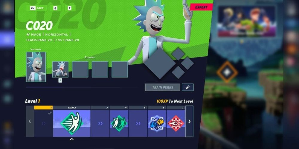 rick sanchez in MultiVersus