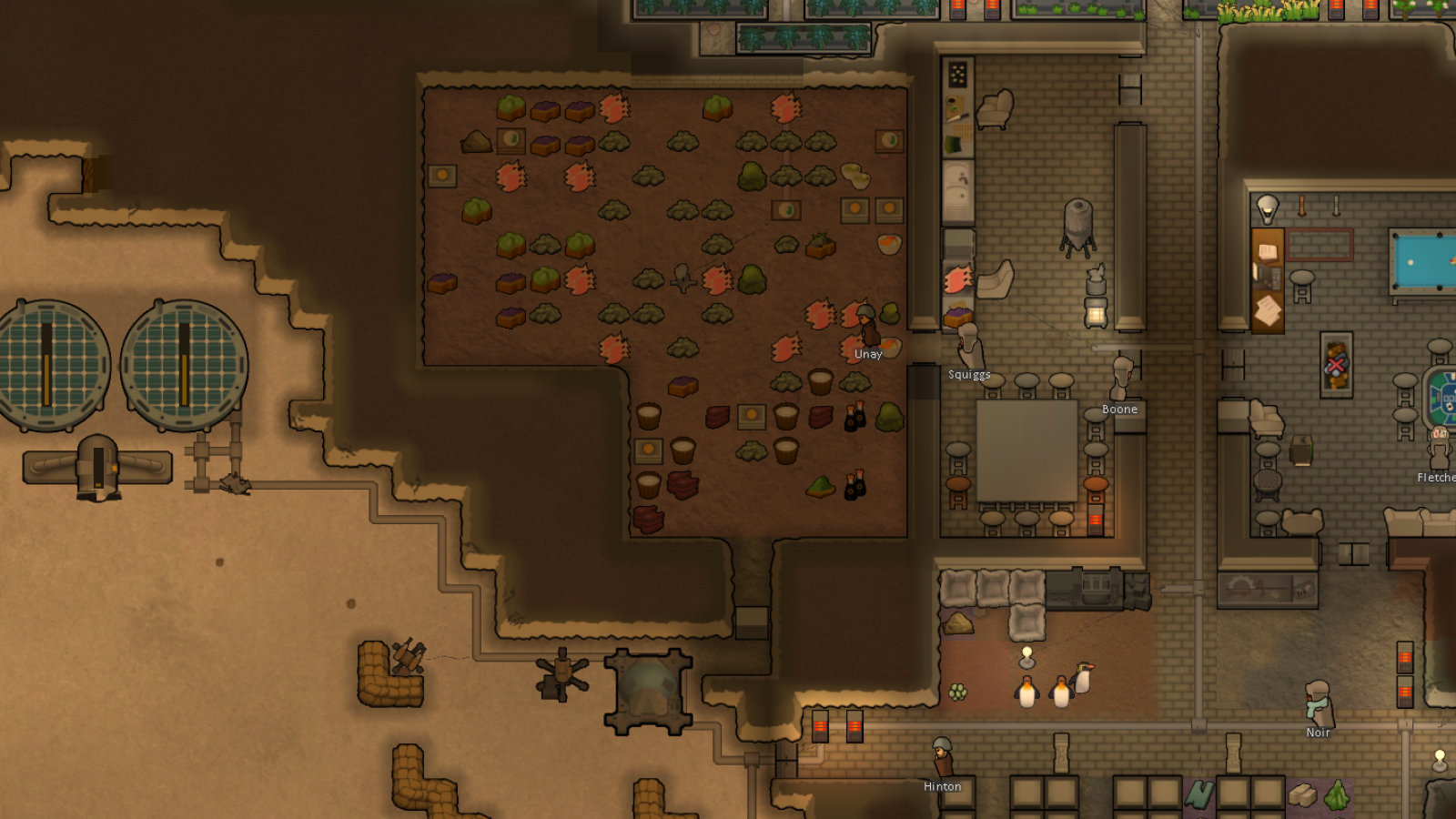 RimWorld Freezer in Winter