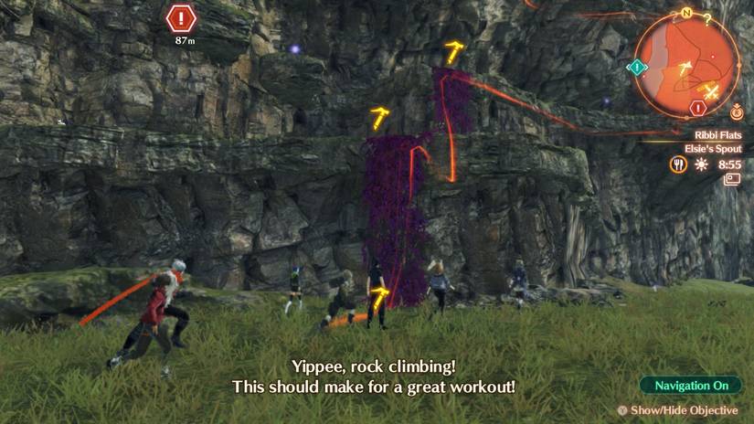 rock climbing xenoblade