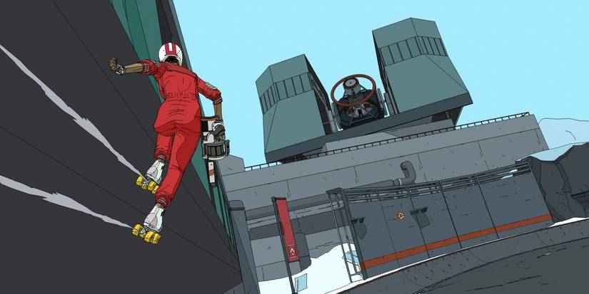 rollerdrome character wall riding